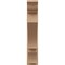 Ekena Millwork 8-in W x 36-in D x 40-in H Balboa Trad Rough Cedar Woodgrain TimberThane Outlooker, Primed Tan OUTUR080X36X40BOA04RCPR - alternate 4